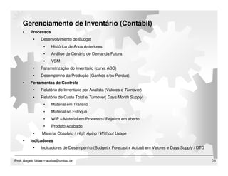 Material Planning & Logistics - Update 2009