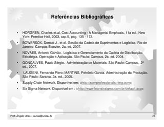 Material Planning & Logistics - Update 2009