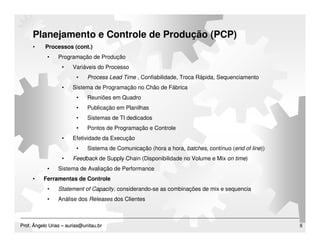 Material Planning & Logistics - Update 2009
