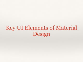 Material design | PPTX