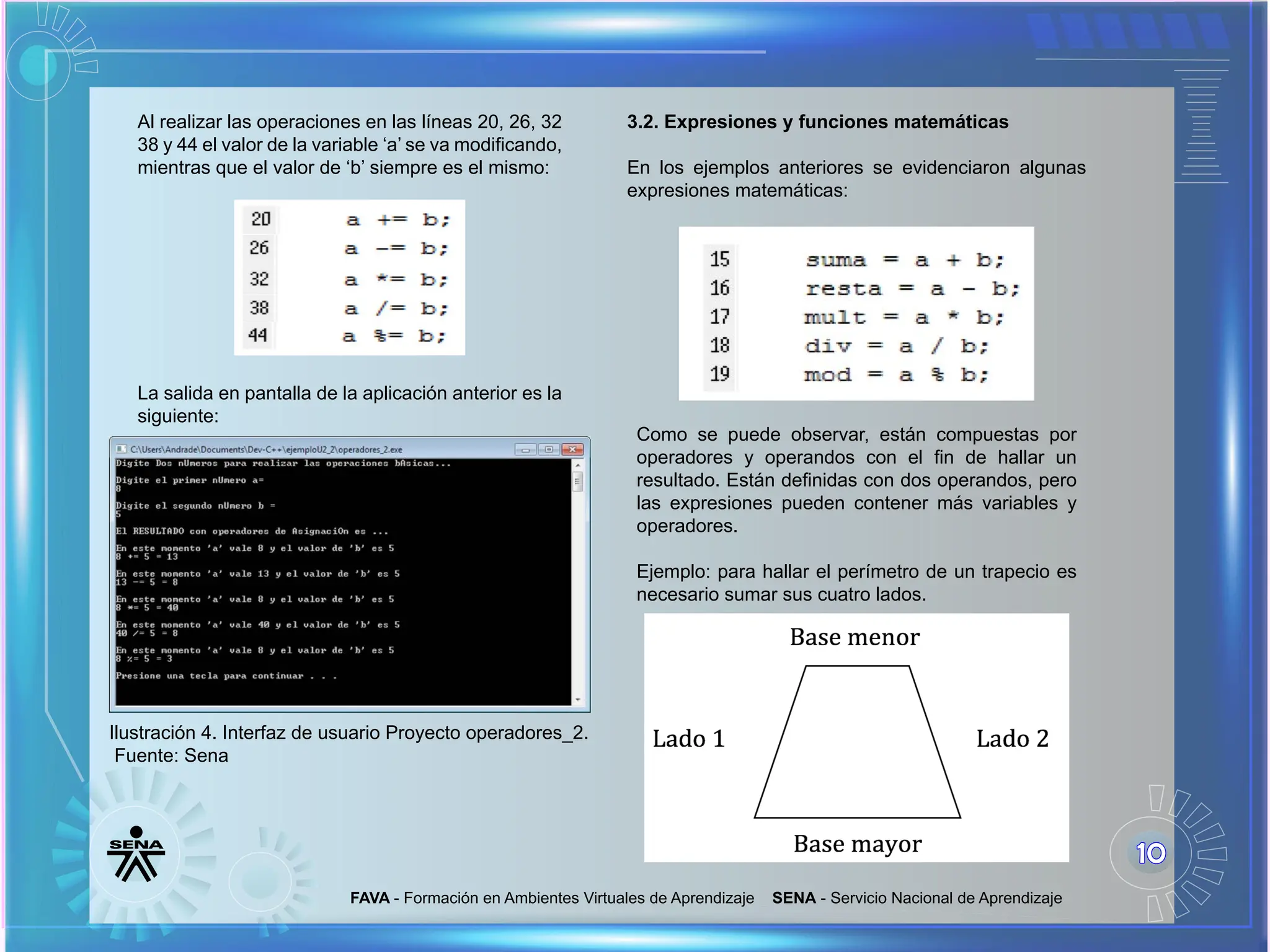 Estructura del lenguaje c++. Operaciones básicas y su jerarquía ...