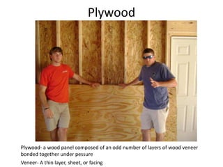 PlumbingVent Through Roof- Allows air to enter the plumbing system eliminating vacuum which lets the water drain from the pipes.