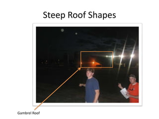 Steep Roof ShapesGable Roof