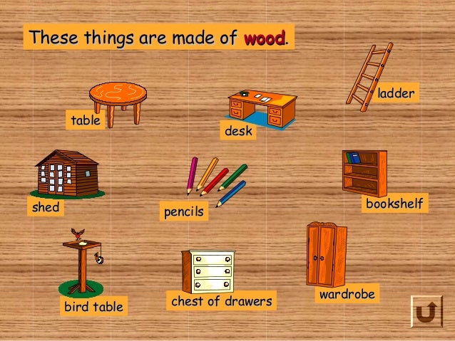 Materials - vocabulary