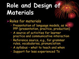 Materials development | PPT