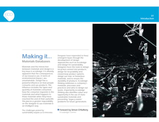 Materials Databases and Case Studies for Ecodesign | PPT