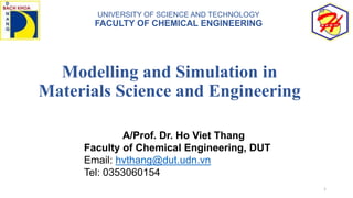 Modelling and Simulation in Materials Science and Engineering | PDF