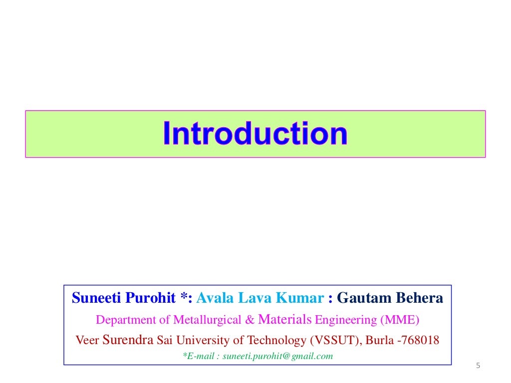 Materials Characterization Technique Lecture Notes
