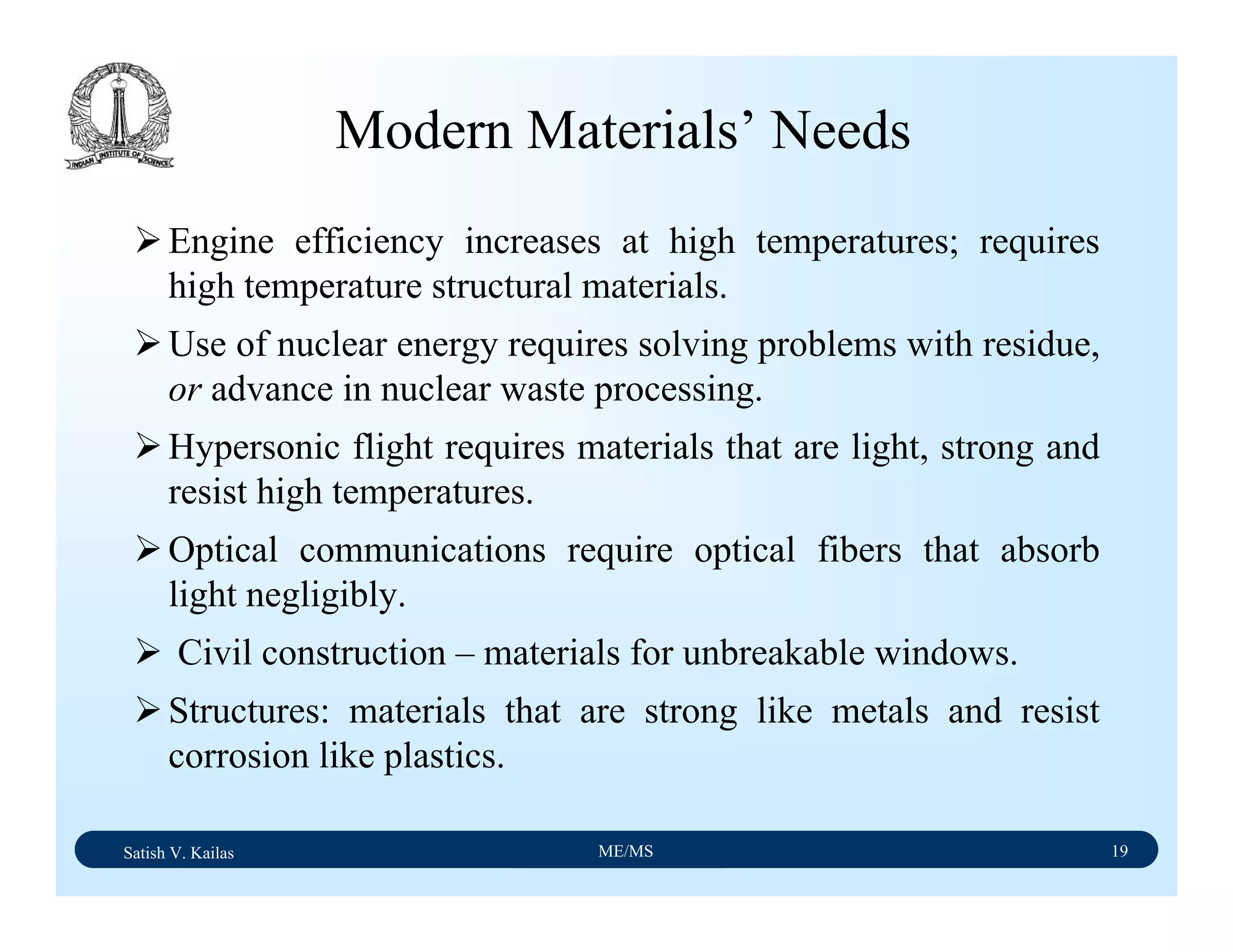 Material science notes | PDF | Chemistry | Science