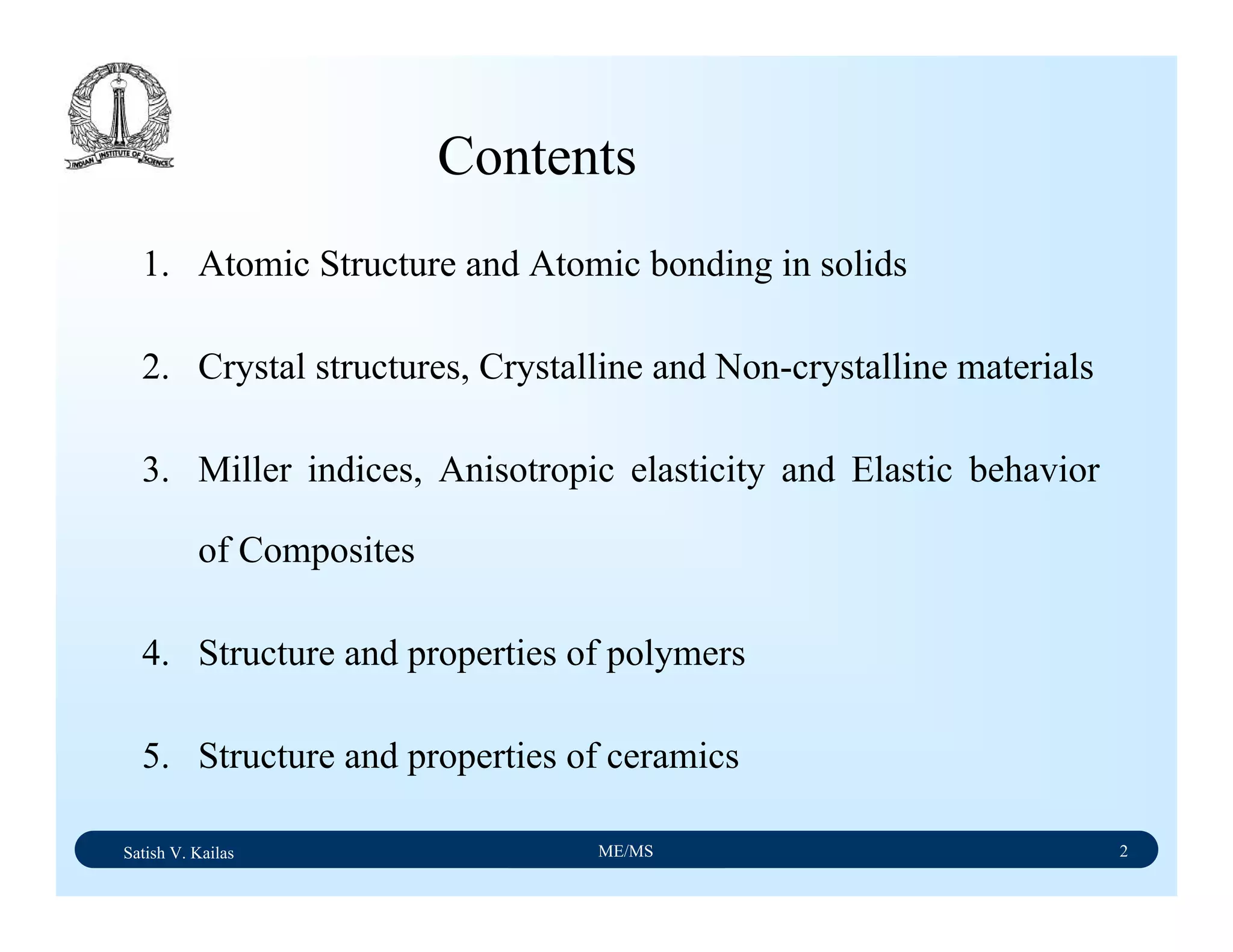 Material science notes | PDF | Chemistry | Science