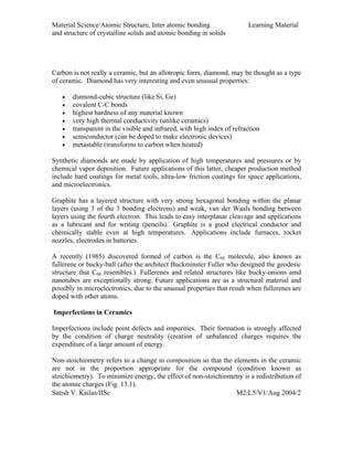 Material science notes | PDF