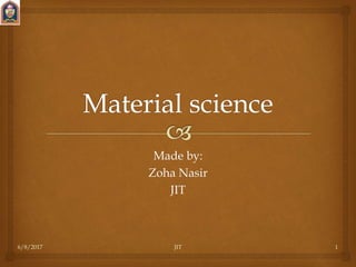 Material science | PPTX