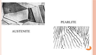 AUSTENITE
PEARLITE
 
