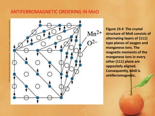 Material sciences introduction to magnetism | PPTX