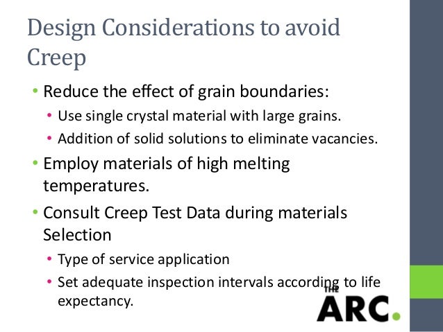 creep behaviour of materials Creep and stress rupture subjects of interest • objectives / introduction • the high temperature materials problem • temperature dependent mechanical behaviour. creep behaviour of materials Creep and stress rupture subjects of interest • objectives / introduction • the high temperature materials problem • temperature dependent mechanical behaviour.