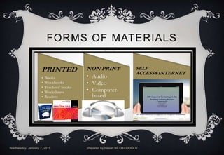 Materials development | PPTX
