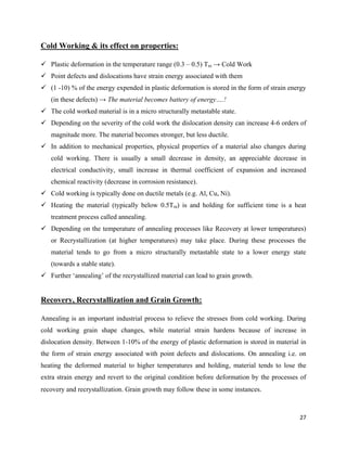 Materials Engineering Lecture Notes | PDF