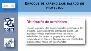ENFOQUE DE APRENDIZAJE BASADO EN
PROYECTOS
 