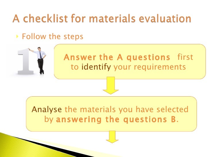 Materials evaluation