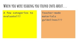 Materials evaluation | PPTX