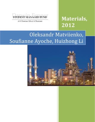 Materials,
2012
Oleksandr Matviienko,
Soufianne Ayoche, Huizhong Li
 