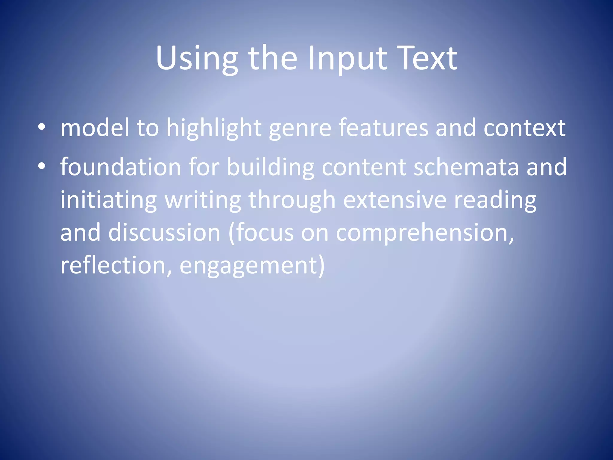 Materials for developing writing skills PPT