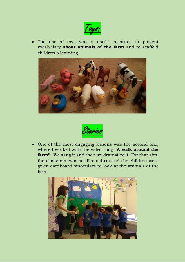 Materials for kindergarten