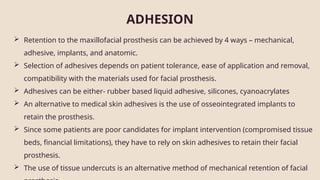 MATERIALS FOR MAXILLOFACIAL PROSTHESIS.pptx