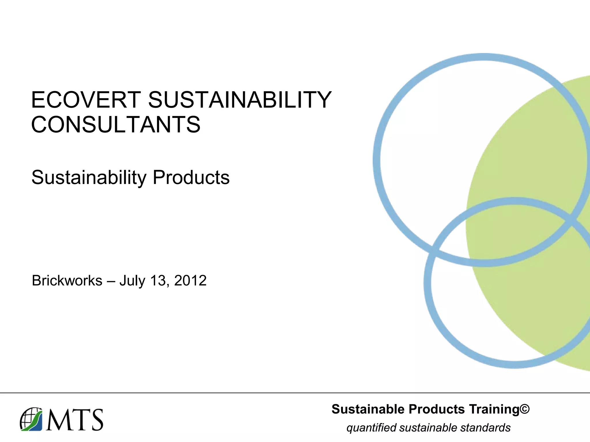 Green Building Material Frameworks jim lord PPT