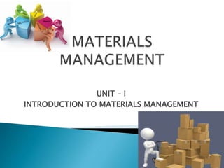 Materials management | PPTX