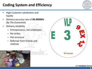 Materials management dabbawala | PPT