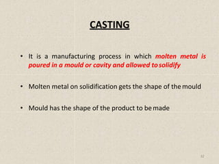Materials & Manufacturing Process - Mechanical Engineering | PPTX