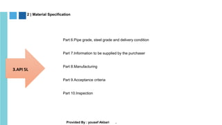 Material Specification Presentation document | PDF