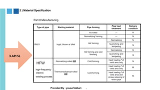 Material Specification Presentation document | PDF