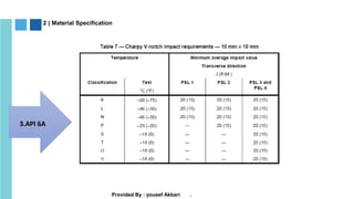 Material Specification Presentation document | PDF