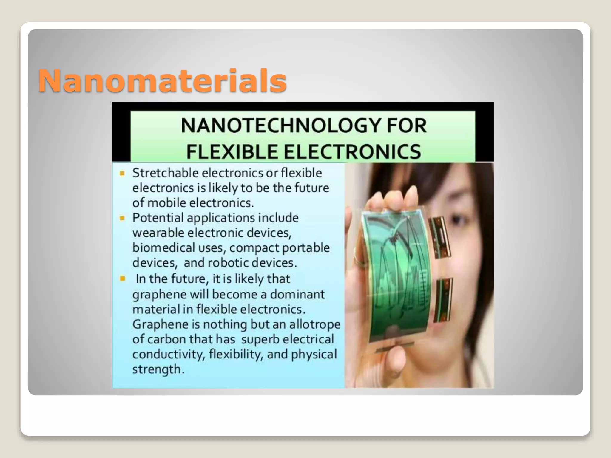 Nanomaterials
 