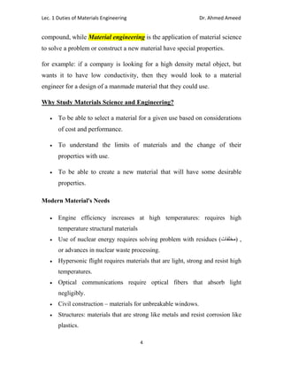 Materials Selection for engineering materials | PDF