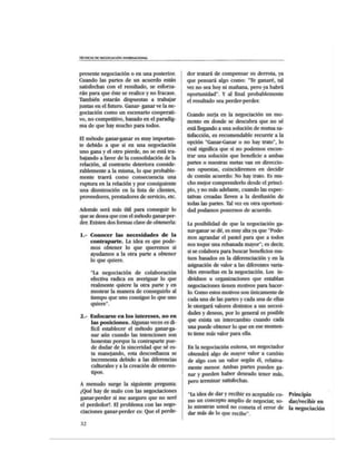 Material tecnicas de negociación