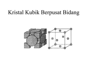 Kristal Kubik Berpusat Bidang
 