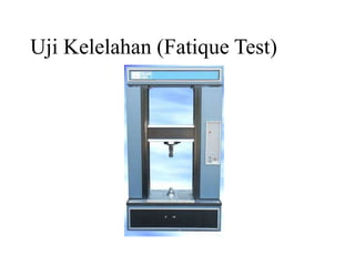 Uji Kelelahan (Fatique Test)
 