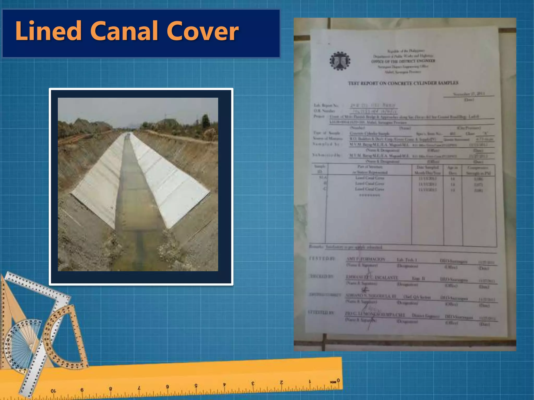 Lined Canal Cover
 