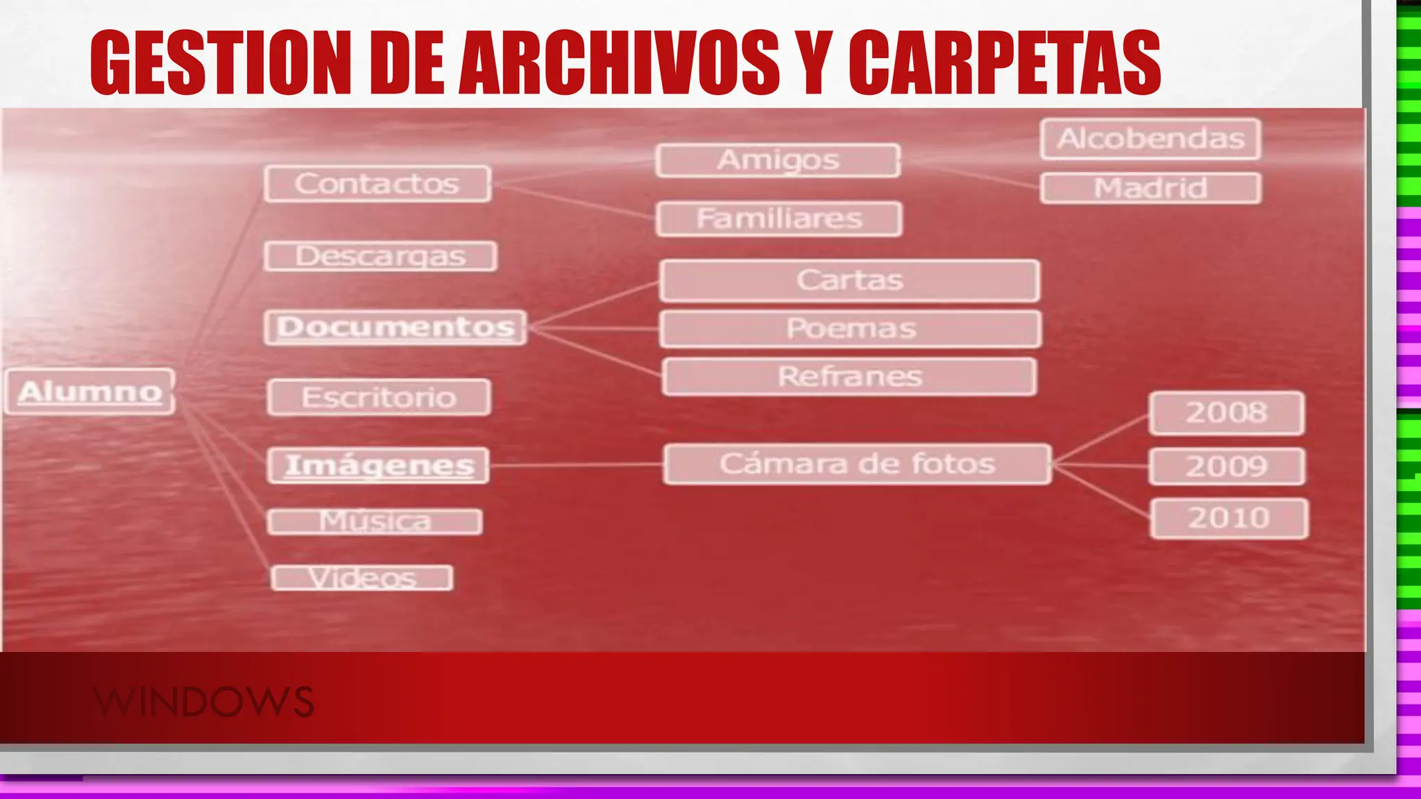 GESTION DE ARCHIVOS Y CARPETAS
WINDOWS
 