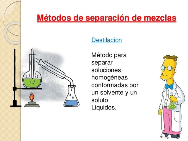 Materia, mezcla y separacion de mezclas