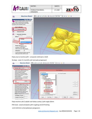TUTORIAL ARTCAM CNC ROUTER | PDF