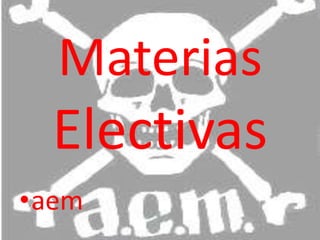 Materias Electivas aem 
