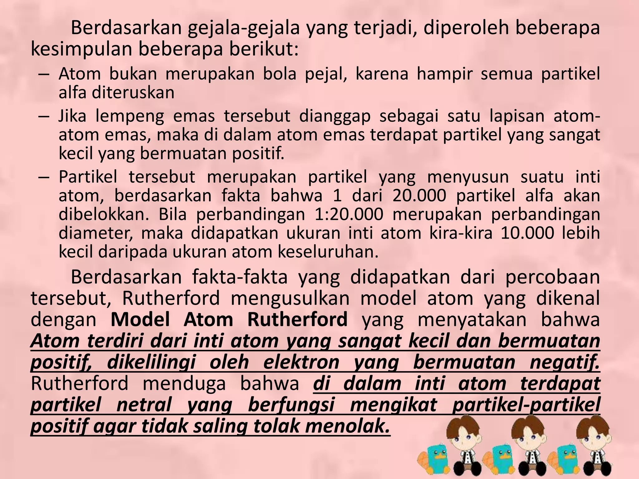 Materi Atom J.J. Thompson dan Rutherford | PPT