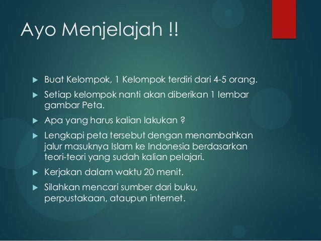 Materi awal masuknya islam di indonesia