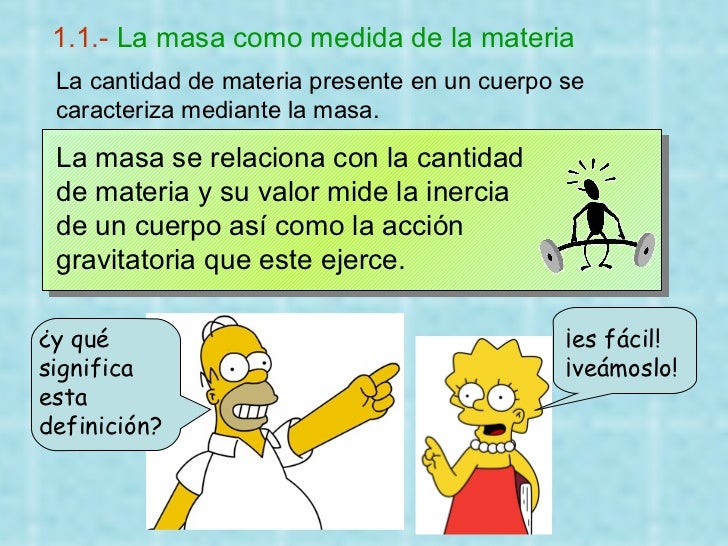 Materia y energia