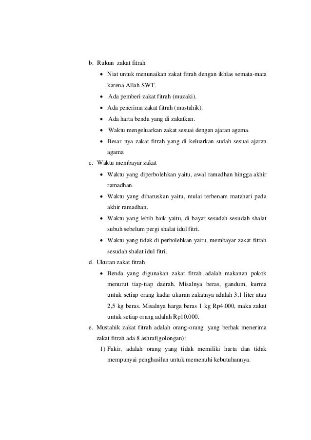 Materi Zakat Dan Ketentuannya