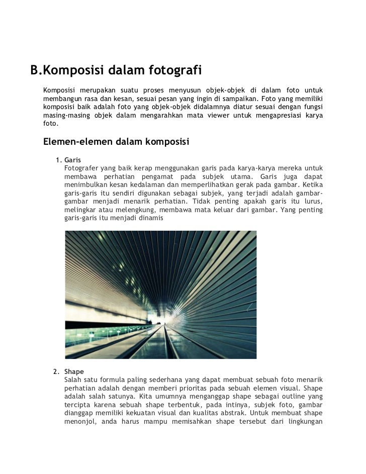 Materi Basic Fotografi 1